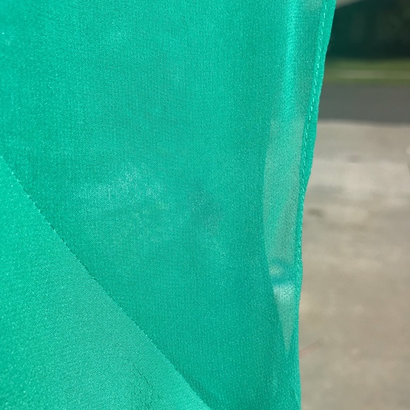 Seafoam Green BCBG MAXAZRIA SHIRT Size XS - Picture 3 of 6